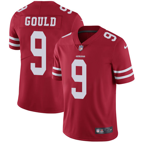 San Francisco 49ers Limited Red Men Robbie Gould Home NFL Jersey #9 Vapor Untouchable